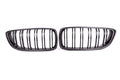 BMW F30 3 Series - Carbon Fiber Dual Slat Front Grilles