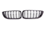 BMW F30 3 Series - Carbon Fiber Dual Slat Front Grilles