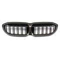 BMW G20 3 Series - Carbon Fiber Dual Slat Front Grilles