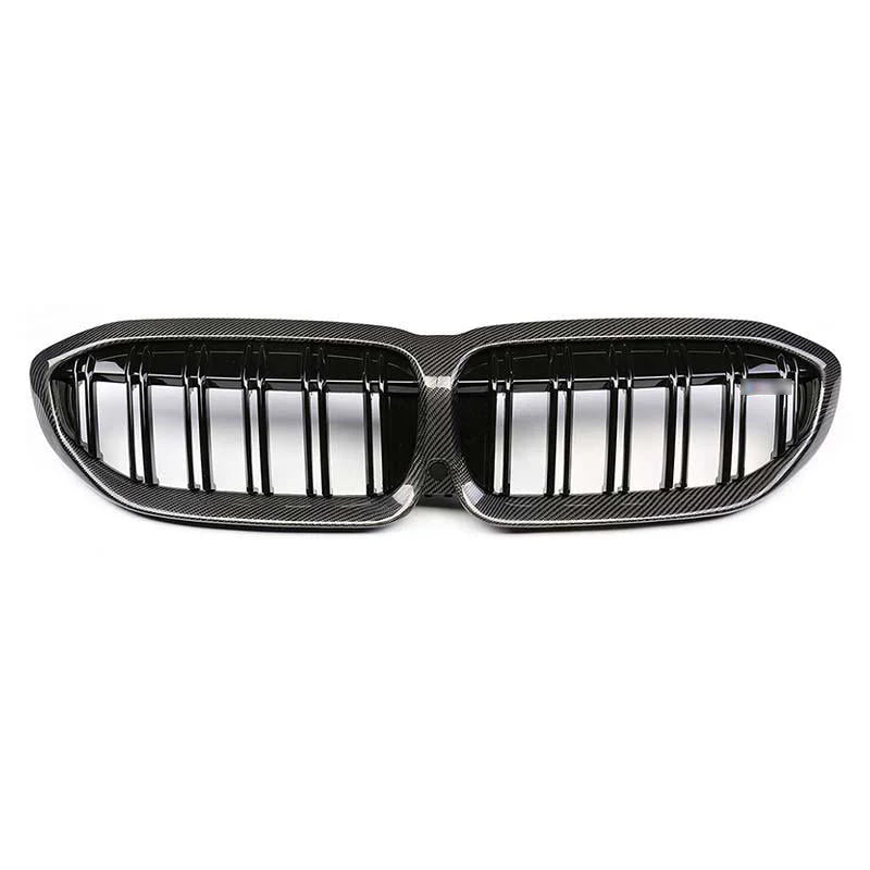 BMW G20 3 Series - Carbon Fiber Dual Slat Front Grilles