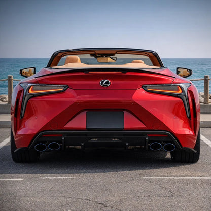 Lexus LC500 / LC500h – T Style Carbon Fiber Rear Diffuser
