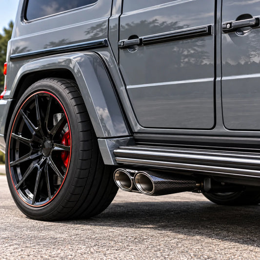 Mercedes Benz G-Class W463/W464 – B Style Carbon Fiber Exhaust Tips