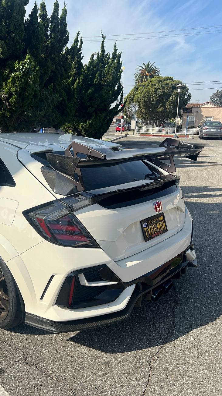 Honda Civic FK7 FK8 - Carbon Fiber SPN Style Rear Wing
