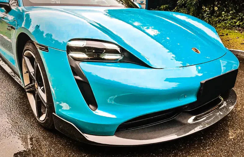 Porsche Taycan (2019–2023) – Carbon Fiber Front Lip