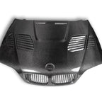 BMW E46 M3 & 3 Series - GTR Style Carbon Fiber Front Hood