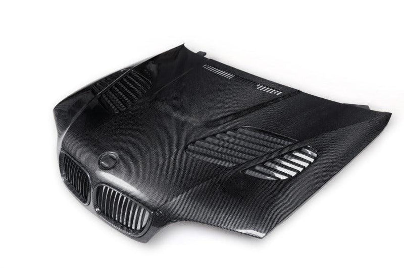 BMW E46 M3 & 3 Series - GTR Style Carbon Fiber Front Hood