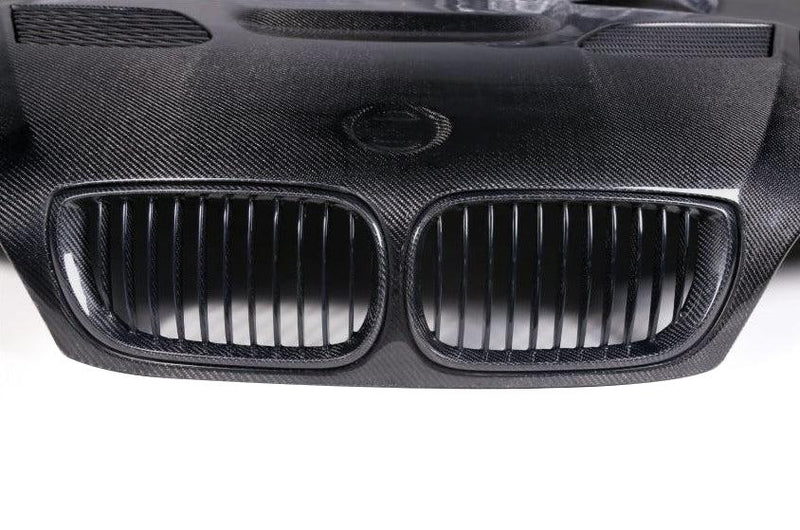 BMW E46 M3 & 3 Series - GTR Style Carbon Fiber Front Hood