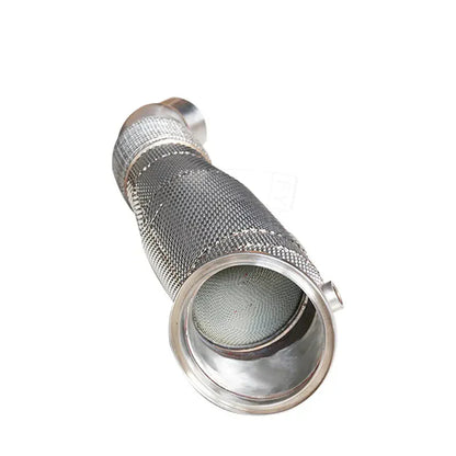 BMW M340i B58 G20 / Z4 M40i G29 / Supra A90 B58 – 4.5in Exhaust Downpipe with Heat Shield