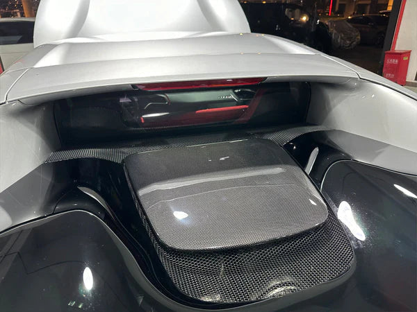 Ferrari 296 GTB - Dry Carbon Fiber OEM Style Rear Hood Trim