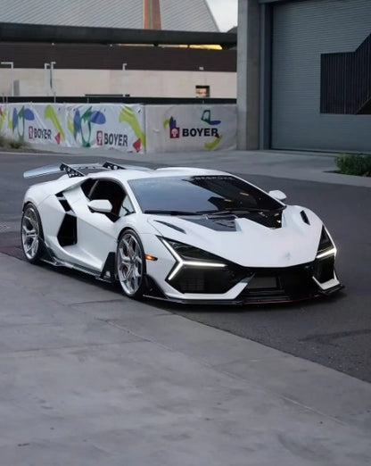 Lamborghini Revuelto – DK Style Carbon Fiber Front Hood