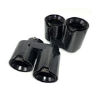 BMW G05 X5 / G06 X6 / G07 X7 – Carbon Fiber Quad Style Exhaust Tips