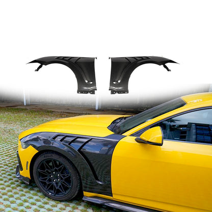 Ford Mustang S650 GT Coupe (2024+) - Carbon Fiber Front Fenders