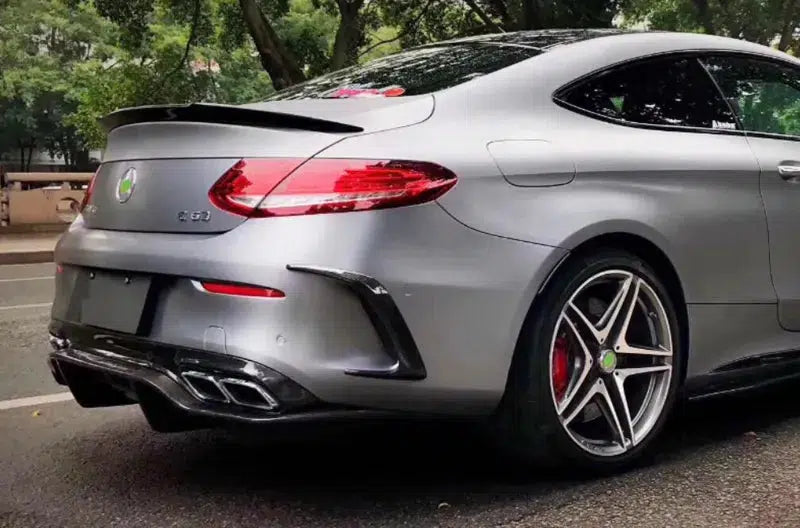 Mercedes C63 Coupe W205 – Carbon Fiber Rear Bumper Trim