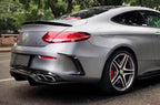 Mercedes C63 Coupe W205 – Carbon Fiber Rear Bumper Trim
