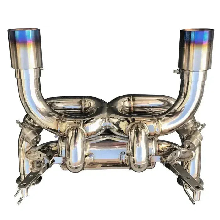 Lamborghini Aventador SVJ/Ultimae - Titanium Equal-Length Valved Exhaust System with Muffler