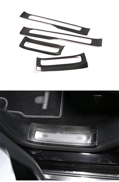 Mercedes-Benz G-Class W464 G500, G550 & G63 (2019-2023) - Carbon Fiber Door Sill Trim Set