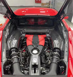 Ferrari F8 Tributo – Dry Carbon Fiber Engine Bay Compartment