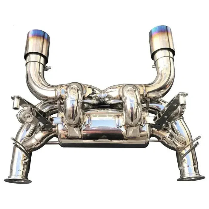 Lamborghini Aventador SVJ/Ultimae - Titanium Equal-Length Valved Exhaust System with Muffler