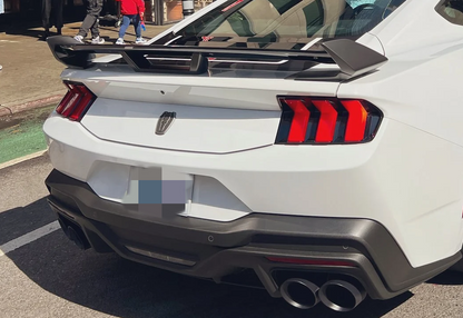 Ford Mustang S650 (2024+) - Dark Horse Style Carbon Fiber Rear Wing Spoiler