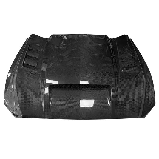 Ford Mustang - Carbon Fiber Front Vented Engine Hood