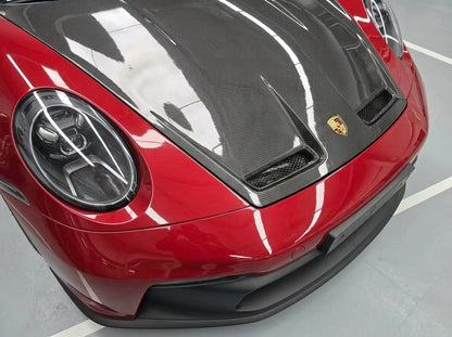 Porsche 992 – Carbon Fiber GT3 Style Vented Hood