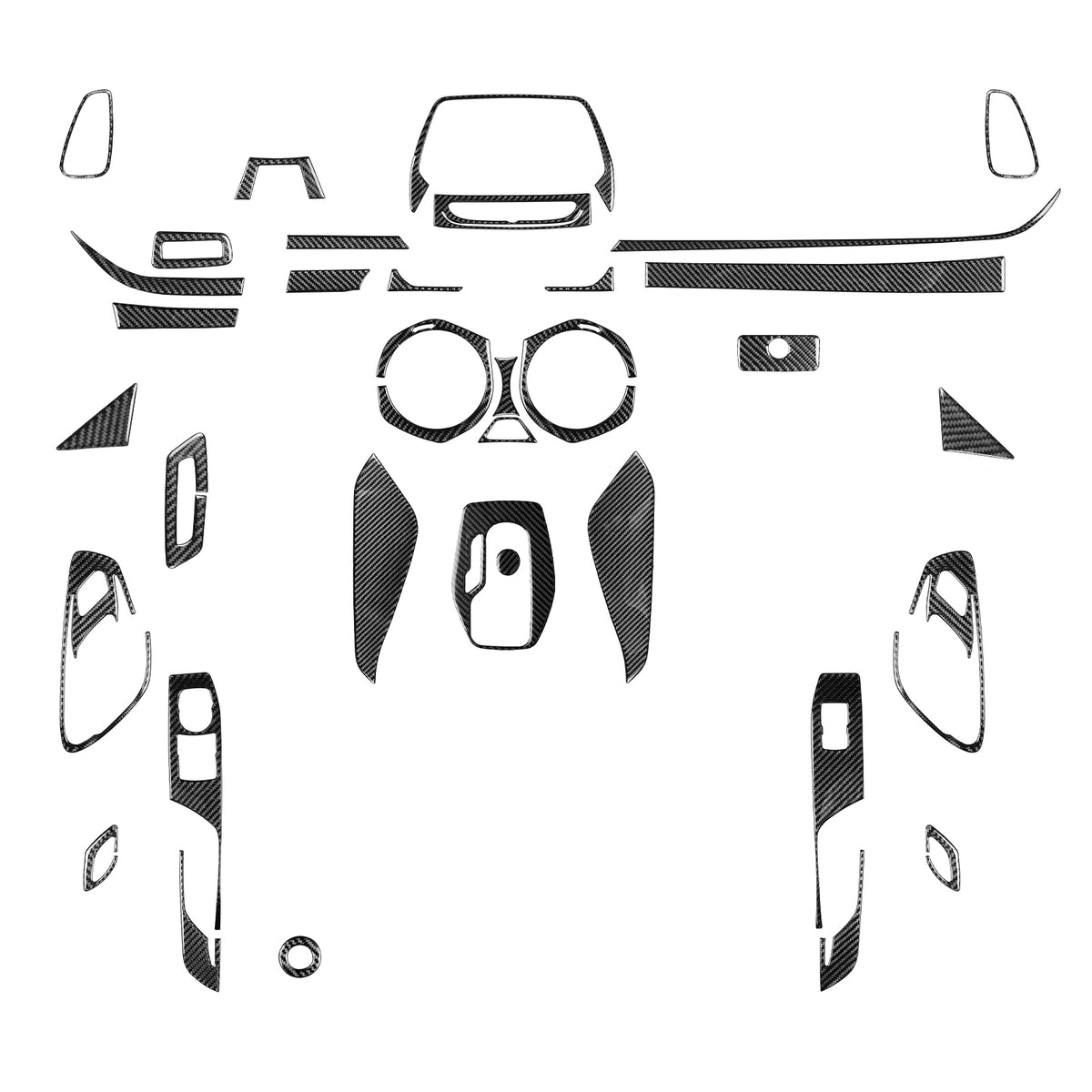 Chevrolet Camaro Gen 6 (2016+) - Carbon Fiber Interior Trim Kit LHD/RHD