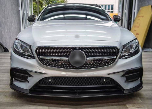 Mercedes-Benz E-Class W213 - FD Style Carbon Fiber Front Bumper Lip Spoiler
