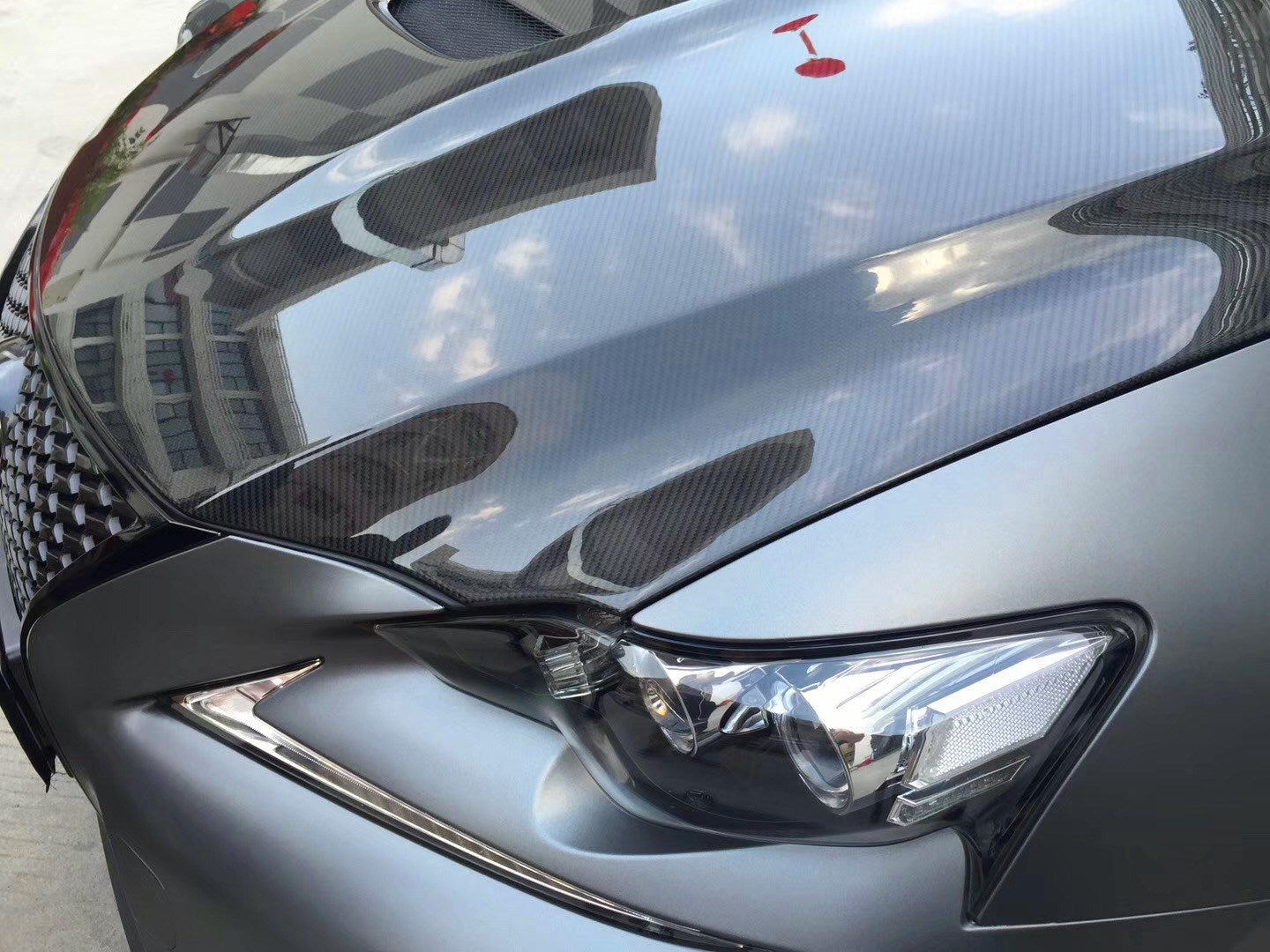 Lexus IS Series (2014–2020) - RCF Style Carbon Fiber Vented Hood