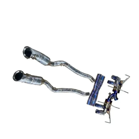 Ferrari 812 – Titanium Full Exhaust System & X-Pipe with Stainless Steel Mid Pipes