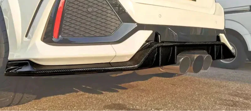 Honda Civic FK8 Type R – Carbon Fiber Rear Diffuser (2017–2019)