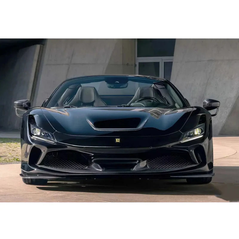 Ferrari F8 – Dry Carbon Fiber Hood Air Guide Trim