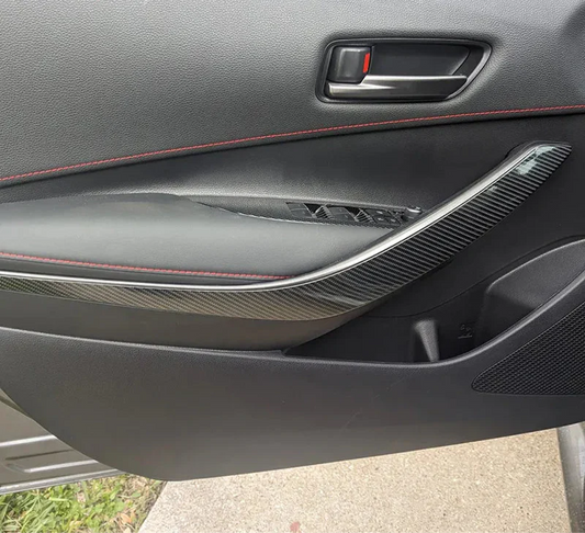 Toyota GR Corolla - Carbon Fiber Interior Front Door Handle Trim