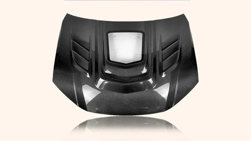 Toyota Camry XV80 (2024+) – Carbon Fiber Vented Front Hood Bonnet w/ Transparent Window