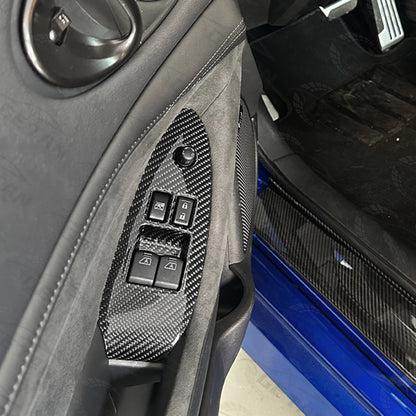 Nissan 400Z - Carbon Fiber Door Panel Window Button Trim