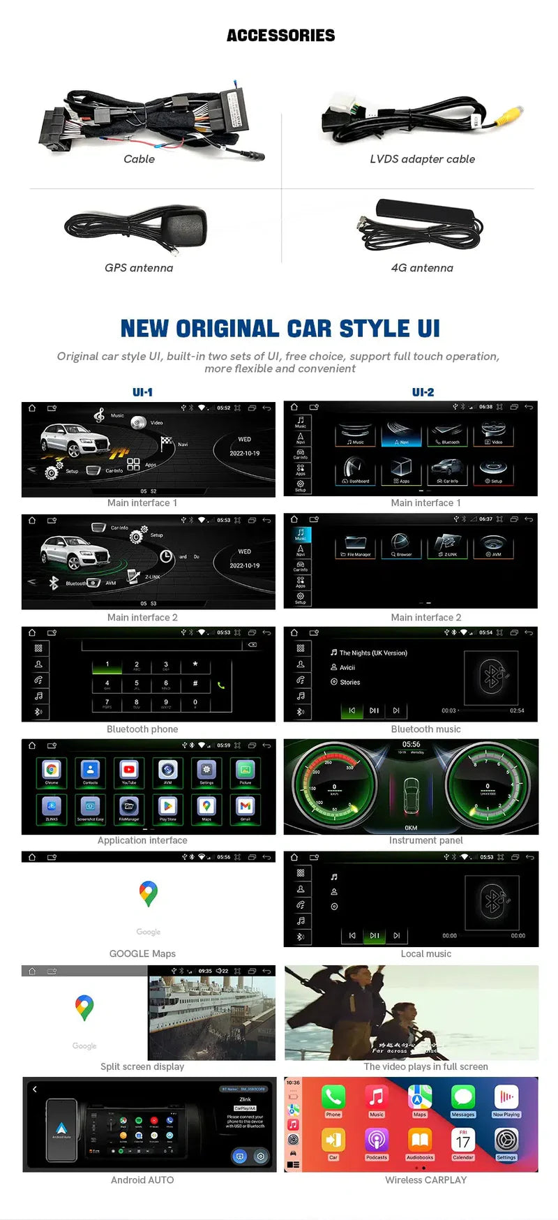 Audi Q5 (2009–2017) – Apple CarPlay Screen Upgrade