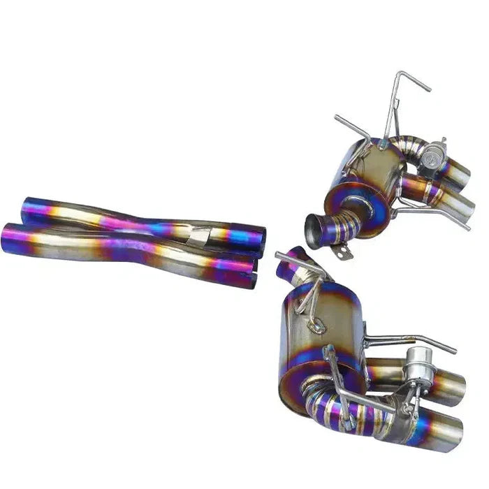 Ferrari F12 – Titanium Valved Cat-Back Exhaust System with Muffler