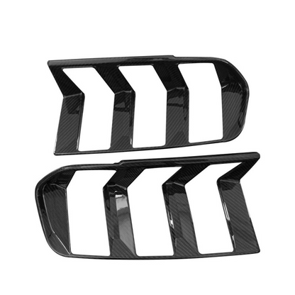 Ford Mustang S650 (2024+) - Real Carbon Fiber Rear Taillight Outer Light Covers