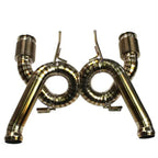 McLaren 720S - Titanium Gold X Pipe Exhaust System