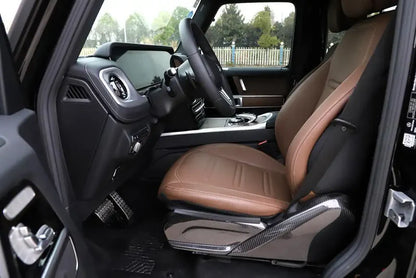 Mercedes-Benz G-Class W464 G500, G550 & G63 (2019+) - Carbon Fiber Seat Side Panel Cover Trim Set