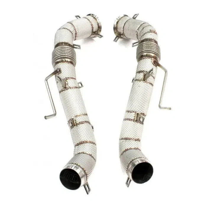 McLaren 600LT – Full Catless Downpipes with Heat Shield