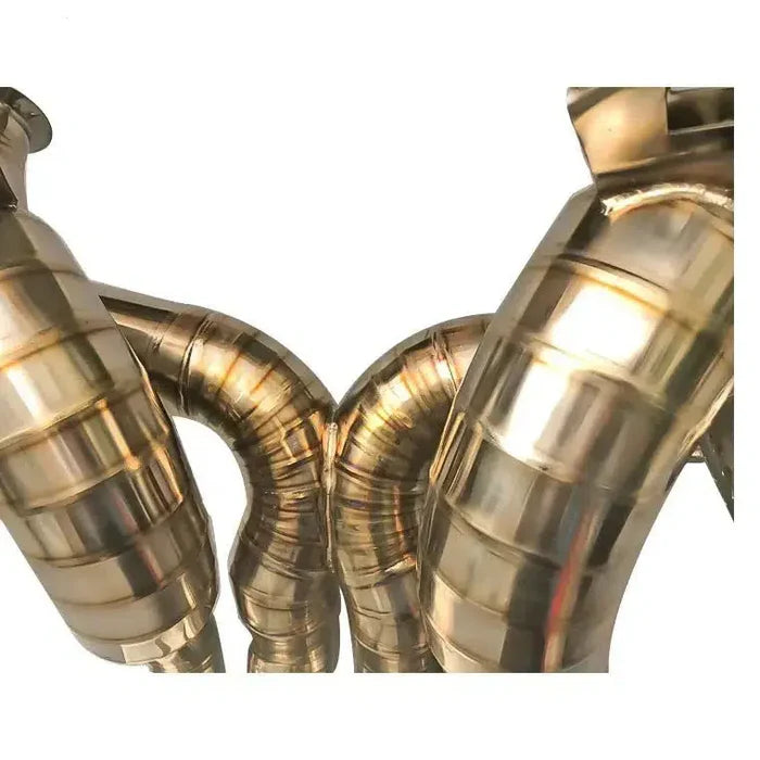 Lamborghini Aventador LP700 / LP720 / LP740 - Titanium Gold Straight Pipe Exhaust