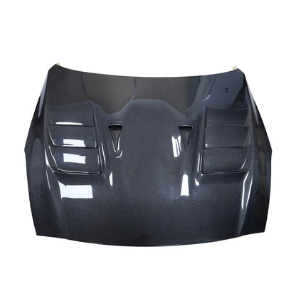 Nissan GT-R R35 - T Style Vented Carbon Fiber Front Engine Hood
