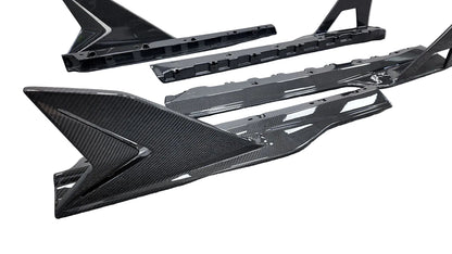 Lamborghini Revuelto – DK Style Carbon Fiber Side Skirts