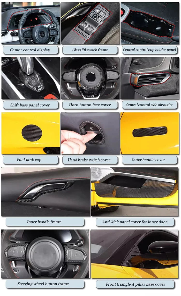 Lotus Emira - Carbon Fiber Interior Kit