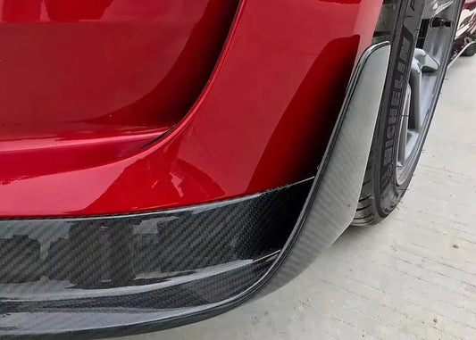 Tesla Model 3 2017-2023 - V Style Carbon Fiber Front Lip