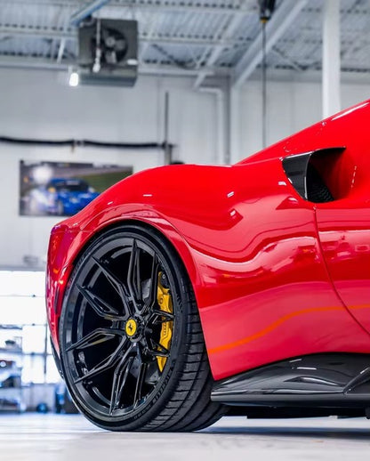 Ferrari 296 GTB - Dry Carbon Fiber Rear Fender Vent