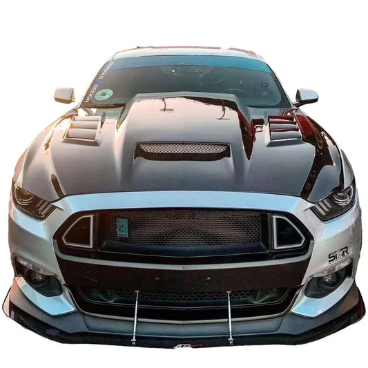 Ford Mustang - Carbon Fiber Front Vented Engine Hood