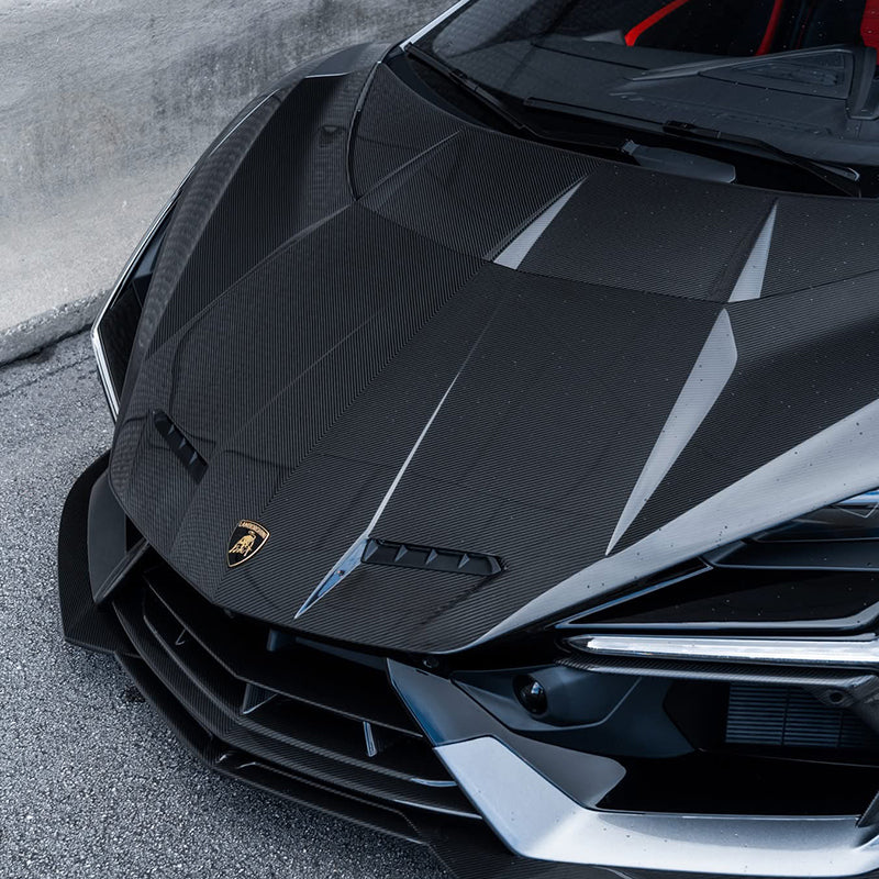 Lamborghini Revuelto – Ten Style Dry Carbon Fiber Front Hood