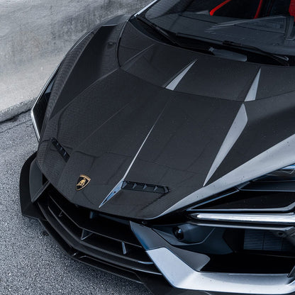 Lamborghini Revuelto – Ten Style Dry Carbon Fiber Front Hood