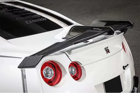 Nissan GTR R35 - KUHL Style Carbon Fiber Rear Spoiler Wing